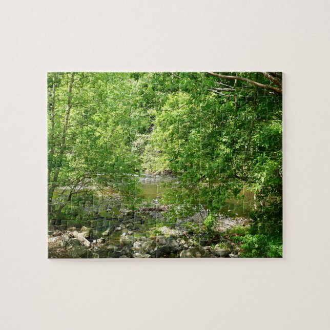 Patapsco River View Maryland Nature Photography Jigsaw Puzzle (Horizontal)