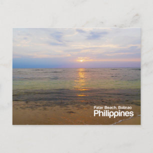 Patar Beach Pangasinan Philippines Postcard