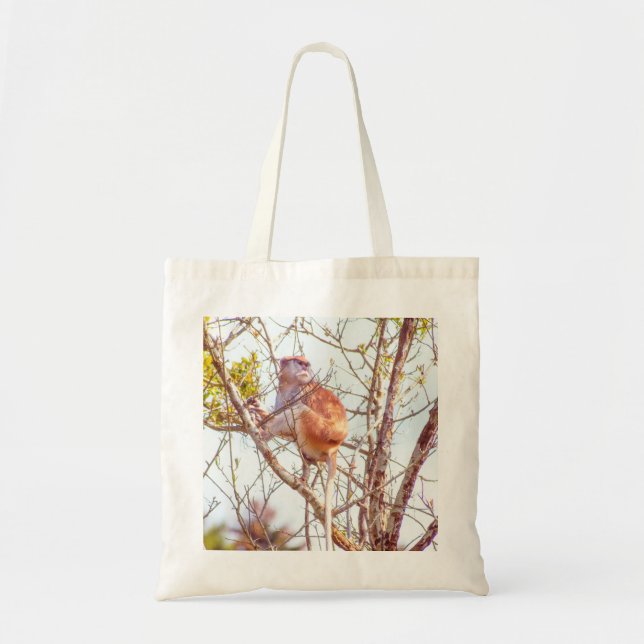 Patas is Up a Tree Tote Bag (Front)