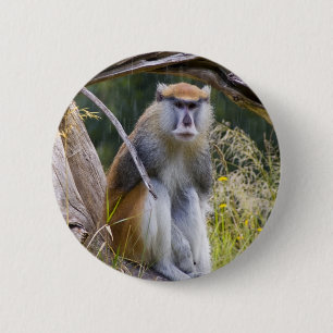 Patas Monkey 6 Cm Round Badge