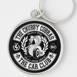 Patch Black 2" Keychain