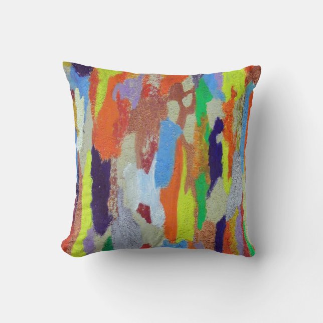 patch carpet painting image art paint colour cushion (Front)