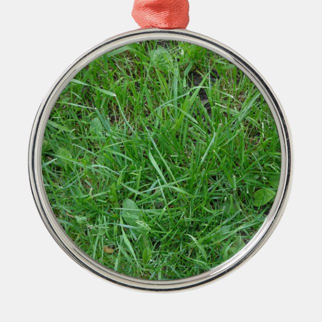 Patch of Grass Metal Tree Decoration (Front)