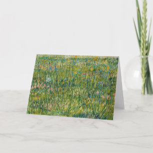 Patch of Grass   Vincent van Gogh Card