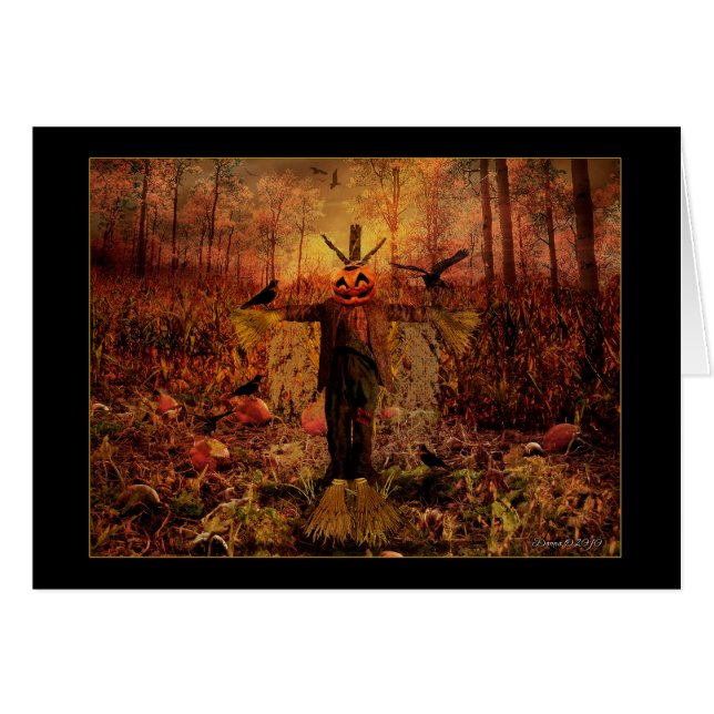 Patch  - Scarecrow Blank Card (Front Horizontal)