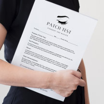 Patch Test Client Consent Form Waiver 40 Pages