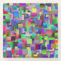 Patches Glass Coaster