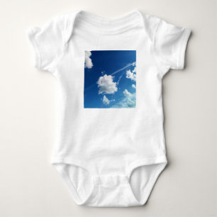 Patches of clouds baby bodysuit