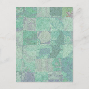 Patchwork Background Postcard