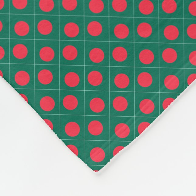 Patchwork Bangladesh Flag Pattern  Fleece Blanket (Corner)