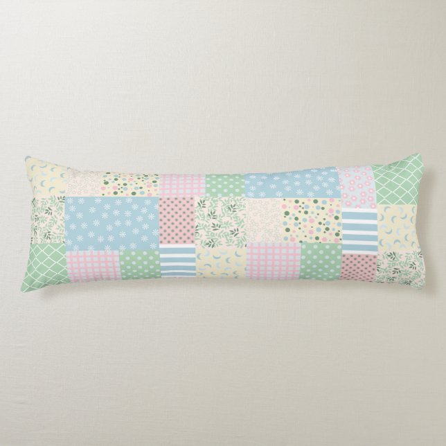 Patchwork  body cushion (Front)