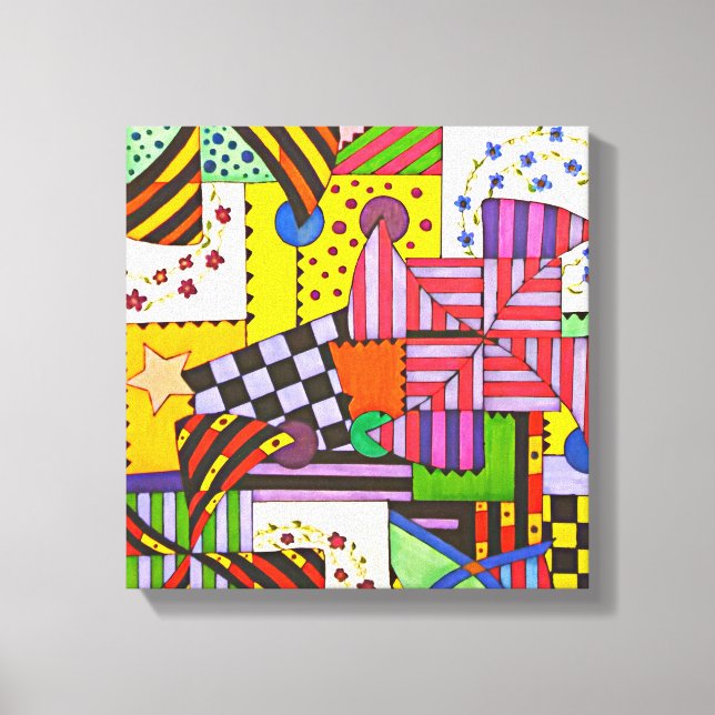 Patchwork Canvas Print (Front)