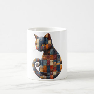 Patchwork Cat Mug