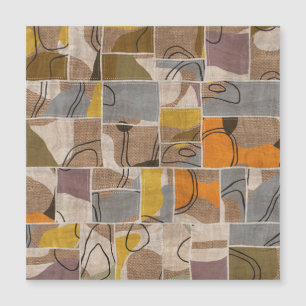 Patchwork collage, quilt mix pattern