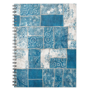 Patchwork Collage: Quilt Pattern Mix Notebook
