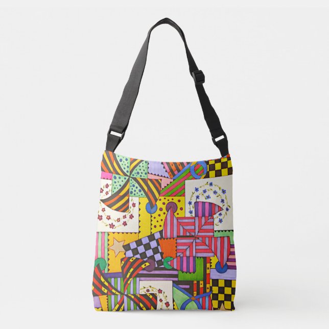 Patchwork Crossbody Bag (Front)
