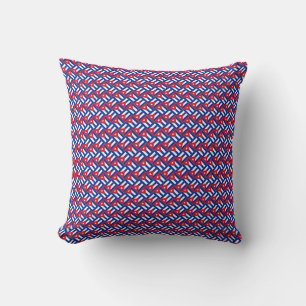 Patchwork Cuba Flag Pattern Cushion