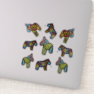 Patchwork Dala Horses