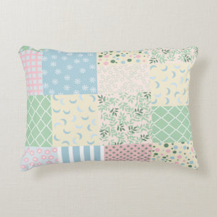 Patchwork decorative cushion