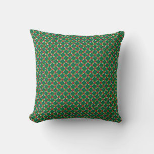 Patchwork Dominica Flag Pattern  Cushion