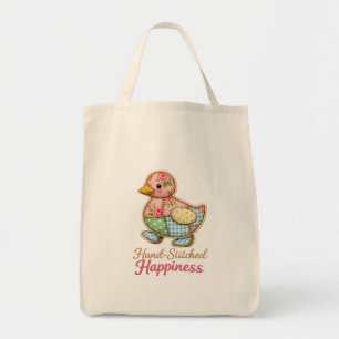 Patchwork Duck Tote Bag – “Hand‑Stitched Happiness