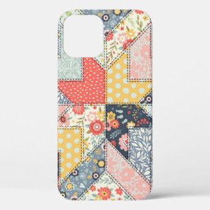 Patchwork Floral: Vintage Ornament iPhone 12 Case