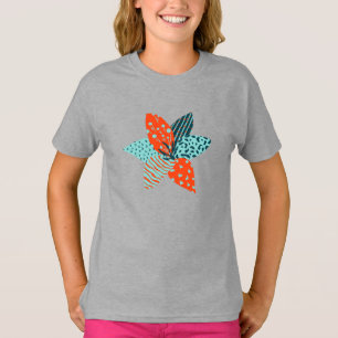 Patchwork  Flower Summer Kids Girls T-Shirt