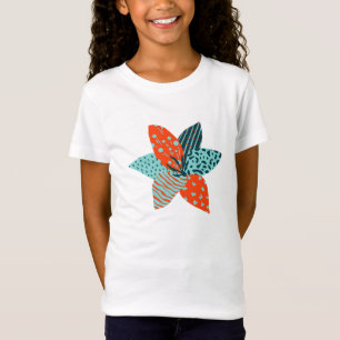 Patchwork  Flower Summer Kids Girls T-Shirt