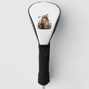 Patchwork Halloween Ghost black cat Essential T-Sh Golf Head Cover