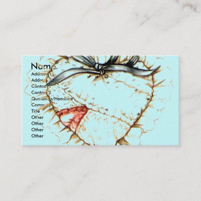 patchwork-heart, business card (Front)