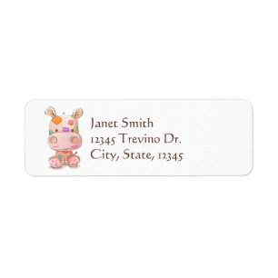 Patchwork Hippo Return Address