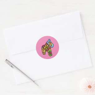Patchwork Horse Classic Round Sticker