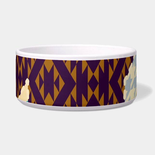 Patchwork Hounds-tooth: Vintage Seamless Backgroun (Front)