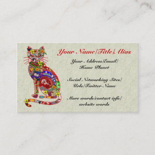 Patchwork Kitty Business Card