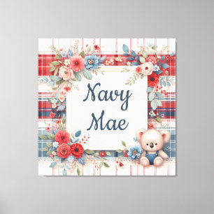 Patchwork Koala Coordinating Canas Print