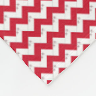 Patchwork Malta Flag Pattern Fleece Blanket