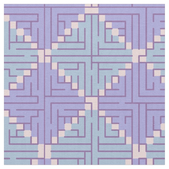  Patchwork Maze Fabric (Close Up)