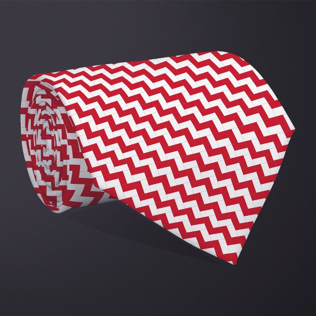 Patchwork Monaco Flag Pattern  Tie (Creator Uploaded)