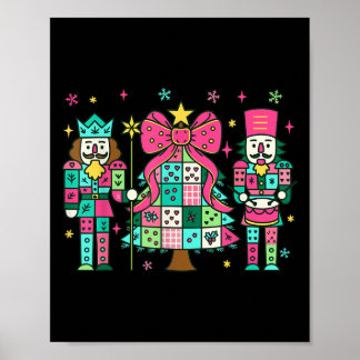Patchwork Nutcracker Christmas Tree Nk Nutcracker  Poster