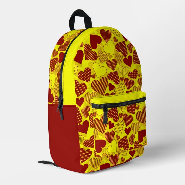 'Patchwork of the Heart' Backpack  (Back Corner Left)