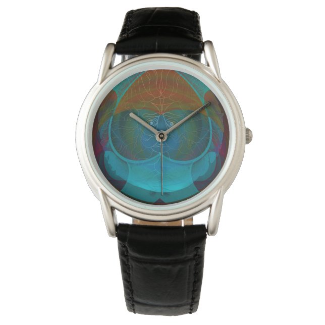 Patchwork Optical Illusion Watch (Front)