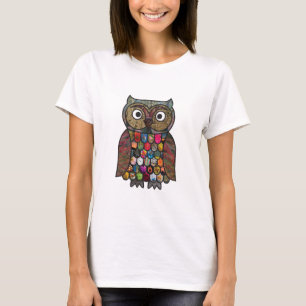Patchwork Owl T-Shirt