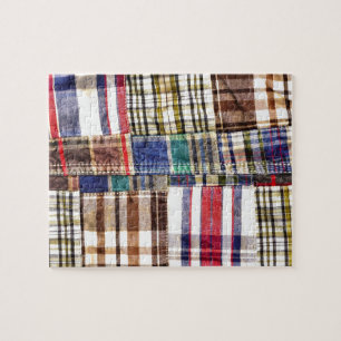 Patchwork Plaid / Tartan Jigsaw Puzzle