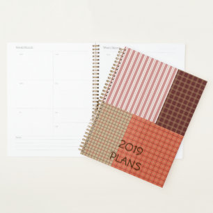 Patchwork Plaids   2019 PLANS   You Customise Planner