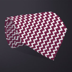 Patchwork Qatar Flag Pattern  Tie