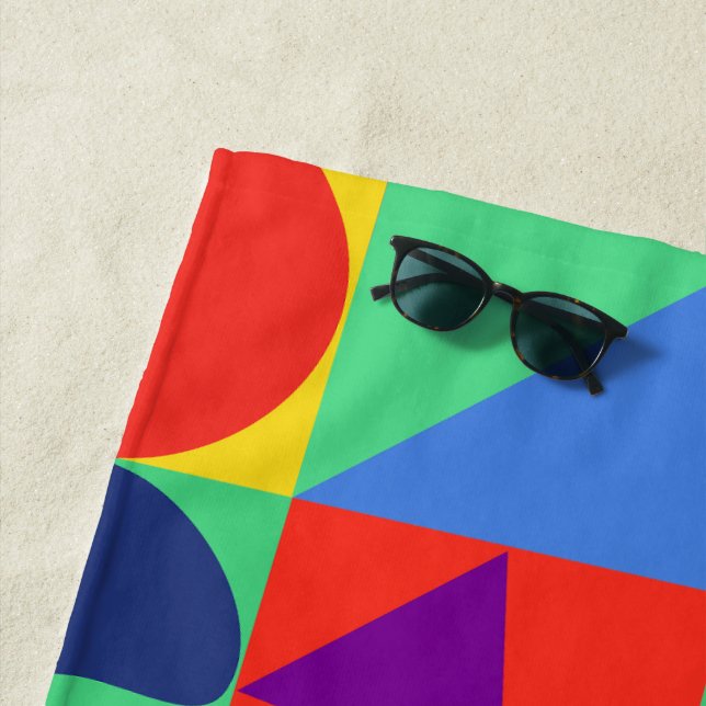 Patchwork Quilt  Beach Towel (In Situ)