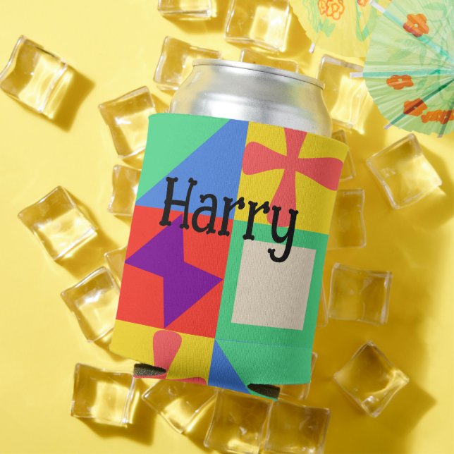 Patchwork Quilt  Can Cooler (In Situ Summer)