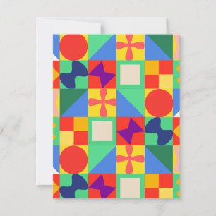 Patchwork Quilt Card