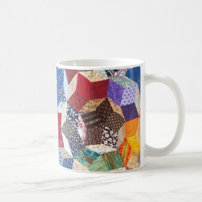 Patchwork Quilt Coffee Mug (Right)
