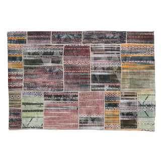 Patchwork Quilt Collage Seamless Print. Pillowcase